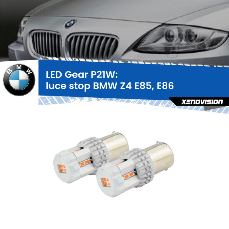 <p>Coppia <strong>LED P21W Rossi per </strong><strong>luce Stop</strong> <strong>BMW</strong> <strong>Z4 </strong>(E85, E86) 2003 - 2008: ultracompatti, illuminazione a 360 gradi e Canbus. Qualità Massima.</p>
<div> </div>