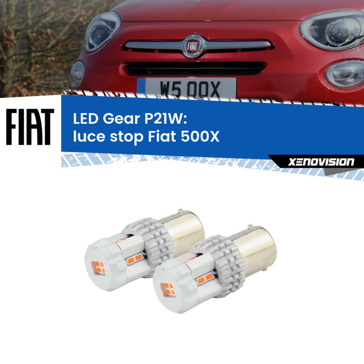 <p>Coppia <strong>LED P21W Rossi per </strong><strong>luce Stop</strong> <strong>Fiat</strong> <strong>500X </strong> 2014 in poi: ultracompatti, illuminazione a 360 gradi e Canbus. Qualità Massima.</p>
<div> </div>