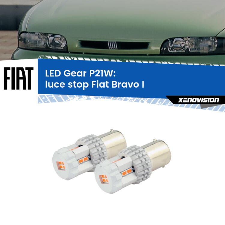 <p>Coppia <strong>LED P21W Rossi per </strong><strong>luce Stop</strong> <strong>Fiat</strong> <strong>Bravo I </strong> 1995 - 2001: ultracompatti, illuminazione a 360 gradi e Canbus. Qualità Massima.</p>
<div> </div>