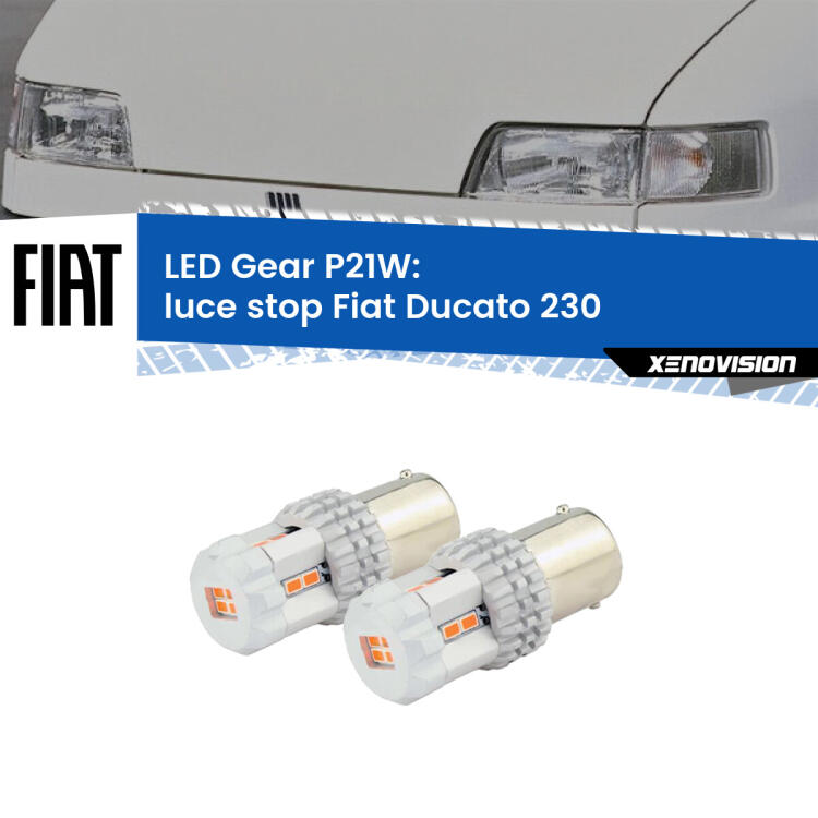 <p>Coppia <strong>LED P21W Rossi per </strong><strong>luce Stop</strong> <strong>Fiat</strong> <strong>Ducato </strong>(230) 1994 - 2002: ultracompatti, illuminazione a 360 gradi e Canbus. Qualità Massima.</p>
<div> </div>