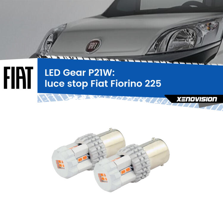 <p>Coppia <strong>LED P21W Rossi per </strong><strong>luce Stop</strong> <strong>Fiat</strong> <strong>Fiorino </strong>(225) 2008 - 2021: ultracompatti, illuminazione a 360 gradi e Canbus. Qualità Massima.</p>
<div> </div>