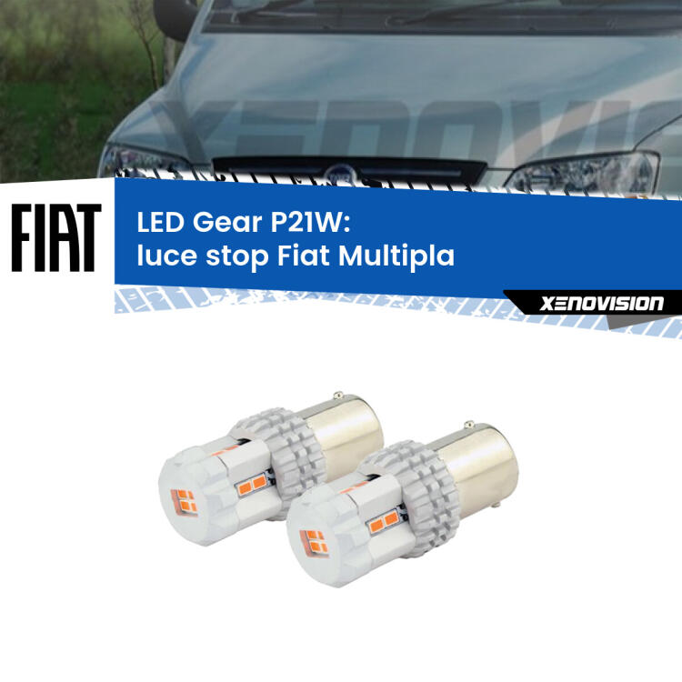 <p>Coppia <strong>LED P21W Rossi per </strong><strong>luce Stop</strong> <strong>Fiat</strong> <strong>Multipla </strong> 1999 - 2010: ultracompatti, illuminazione a 360 gradi e Canbus. Qualità Massima.</p>
<div> </div>