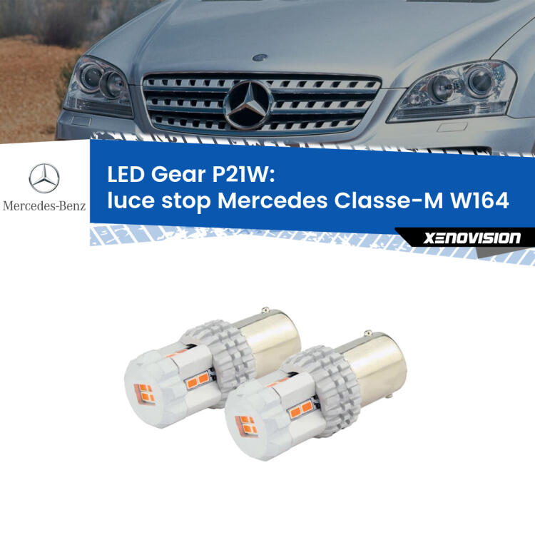 <p>Coppia <strong>LED P21W Rossi per </strong><strong>luce Stop</strong> <strong>Mercedes</strong> <strong>Classe-M </strong>(W164) 2005 - 2011: ultracompatti, illuminazione a 360 gradi e Canbus. Qualità Massima.</p>
<div> </div>