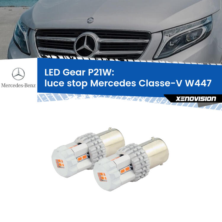 <p>Coppia <strong>LED P21W Rossi per </strong><strong>luce Stop</strong> <strong>Mercedes</strong> <strong>Classe-V </strong>(W447) 2014 in poi: ultracompatti, illuminazione a 360 gradi e Canbus. Qualità Massima.</p>
<div> </div>