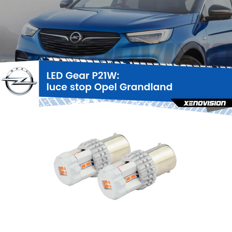 <p>Coppia <strong>LED P21W Rossi per </strong><strong>luce Stop</strong> <strong>Opel</strong> <strong>Grandland </strong> 2017 in poi: ultracompatti, illuminazione a 360 gradi e Canbus. Qualità Massima.</p>
<div> </div>