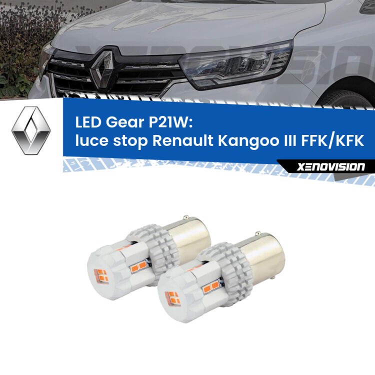 <p>Coppia <strong>LED P21W Rossi per </strong><strong>luce Stop</strong> <strong>Renault</strong> <strong>Kangoo III </strong>(FFK/KFK) 2021 in poi: ultracompatti, illuminazione a 360 gradi e Canbus. Qualità Massima.</p>
<div> </div>