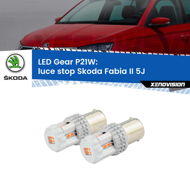 <p>Coppia <strong>LED P21W Rossi per </strong><strong>luce Stop</strong> <strong>Skoda</strong> <strong>Fabia II </strong>(5J) 2006 - 2014: ultracompatti, illuminazione a 360 gradi e Canbus. Qualità Massima.</p>
<div> </div>
