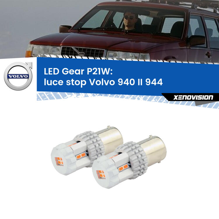 <p>Coppia <strong>LED P21W Rossi per </strong><strong>luce Stop</strong> <strong>Volvo</strong> <strong>940 II </strong>(944) 1994 - 1998: ultracompatti, illuminazione a 360 gradi e Canbus. Qualità Massima.</p>
<div> </div>