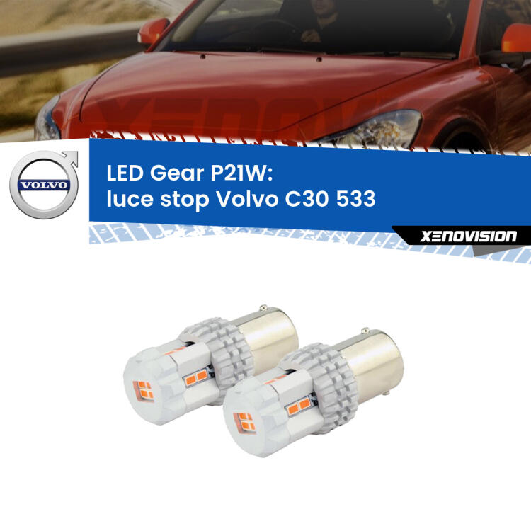 <p>Coppia <strong>LED P21W Rossi per </strong><strong>luce Stop</strong> <strong>Volvo</strong> <strong>C30 </strong>(533) 2006 - 2013: ultracompatti, illuminazione a 360 gradi e Canbus. Qualità Massima.</p>
<div> </div>