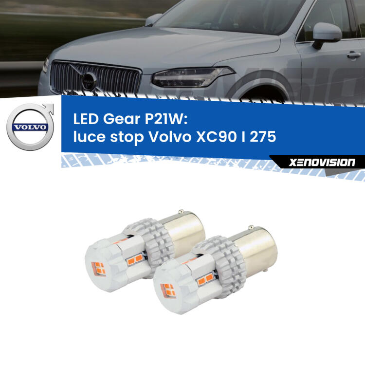 <p>Coppia <strong>LED P21W Rossi per </strong><strong>luce Stop</strong> <strong>Volvo</strong> <strong>XC90 I </strong>(275) 2007 - 2014: ultracompatti, illuminazione a 360 gradi e Canbus. Qualità Massima.</p>
<div> </div>