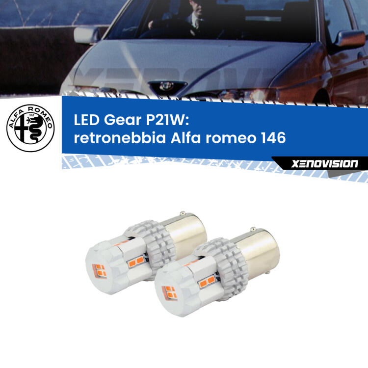 <p>Coppia <strong>LED P21W Rossi per </strong><strong>Retronebbia</strong> <strong>Alfa romeo</strong> <strong>146 </strong> 1994 - 2001: ultracompatti, illuminazione a 360 gradi e Canbus. Qualità Massima.</p>
<div> </div>