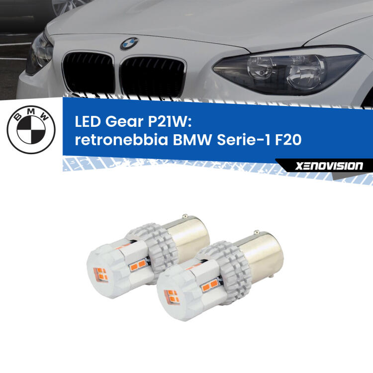 <p>Coppia <strong>LED P21W Rossi per </strong><strong>Retronebbia</strong> <strong>BMW</strong> <strong>Serie-1 </strong>(F20) 2010 - 2014: ultracompatti, illuminazione a 360 gradi e Canbus. Qualità Massima.</p>
<div> </div>