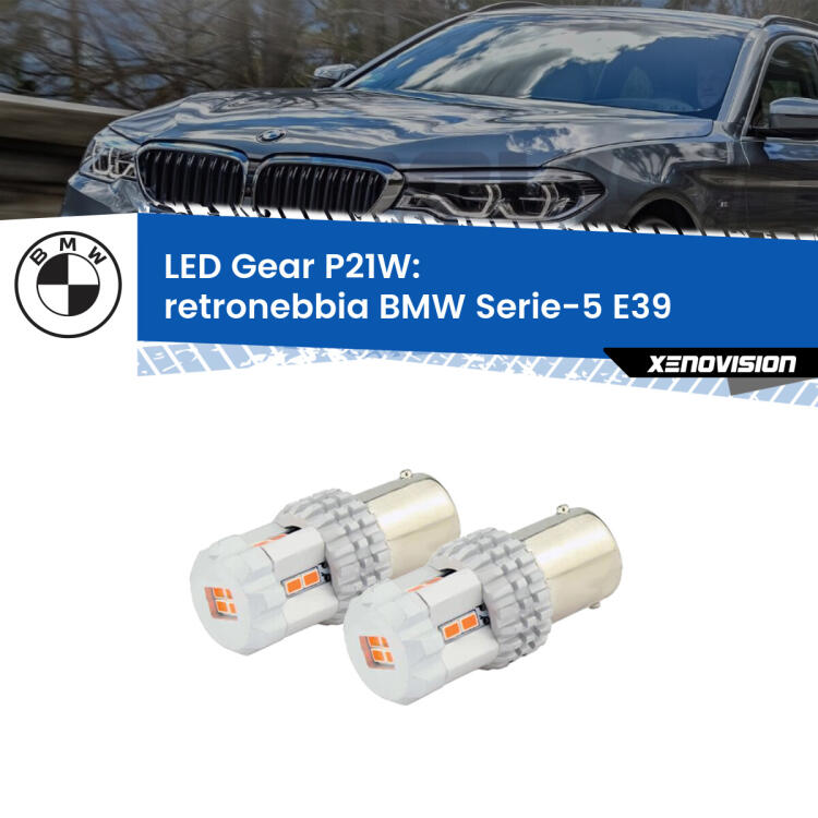 <p>Coppia <strong>LED P21W Rossi per </strong><strong>Retronebbia</strong> <strong>BMW</strong> <strong>Serie-5 </strong>(E39) 1996 - 2003: ultracompatti, illuminazione a 360 gradi e Canbus. Qualità Massima.</p>
<div> </div>