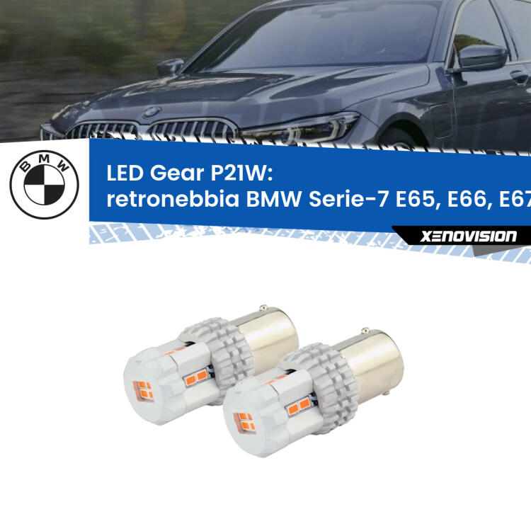 <p>Coppia <strong>LED P21W Rossi per </strong><strong>Retronebbia</strong> <strong>BMW</strong> <strong>Serie-7 </strong>(E65, E66, E67) 2005 - 2008: ultracompatti, illuminazione a 360 gradi e Canbus. Qualità Massima.</p>
<div> </div>