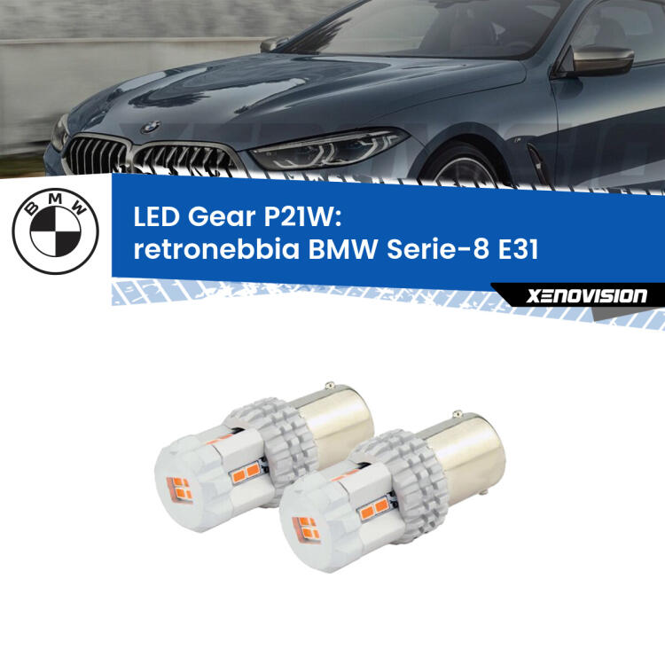 <p>Coppia <strong>LED P21W Rossi per </strong><strong>Retronebbia</strong> <strong>BMW</strong> <strong>Serie-8 </strong>(E31) 1990 - 1999: ultracompatti, illuminazione a 360 gradi e Canbus. Qualità Massima.</p>
<div> </div>