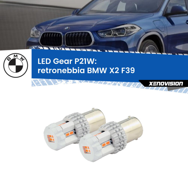 <p>Coppia <strong>LED P21W Rossi per </strong><strong>Retronebbia</strong> <strong>BMW</strong> <strong>X2 </strong>(F39) 2017 in poi: ultracompatti, illuminazione a 360 gradi e Canbus. Qualità Massima.</p>
<div> </div>
