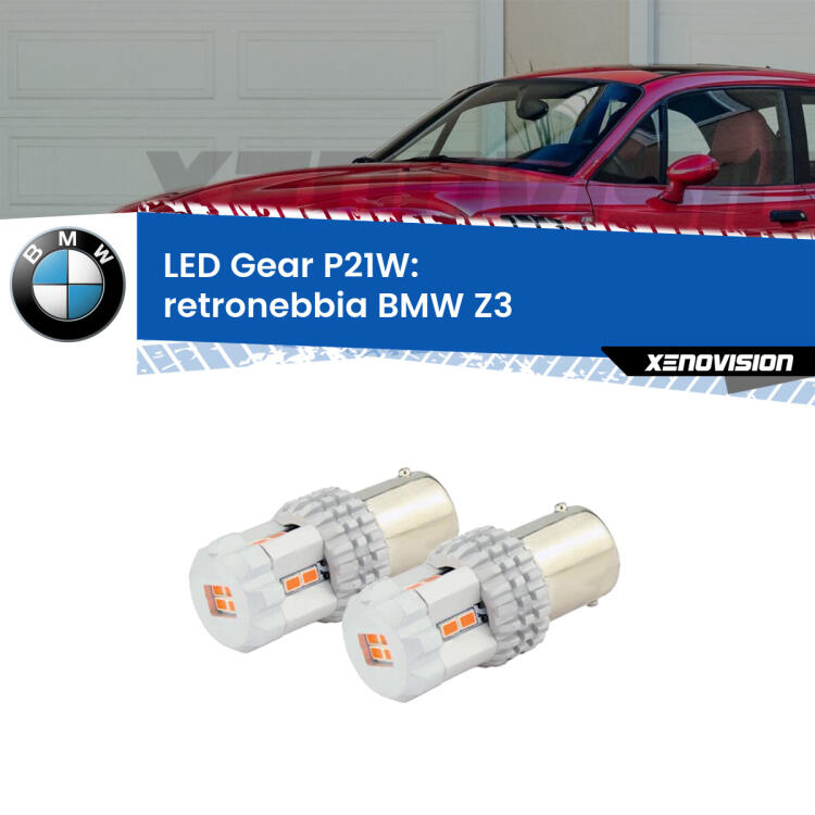 <p>Coppia <strong>LED P21W Rossi per </strong><strong>Retronebbia</strong> <strong>BMW</strong> <strong>Z3 </strong> 1997 - 2003: ultracompatti, illuminazione a 360 gradi e Canbus. Qualità Massima.</p>
<div> </div>