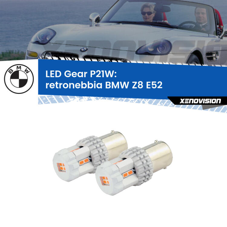 <p>Coppia <strong>LED P21W Rossi per </strong><strong>Retronebbia</strong> <strong>BMW</strong> <strong>Z8 </strong>(E52) 2000 - 2003: ultracompatti, illuminazione a 360 gradi e Canbus. Qualità Massima.</p>
<div> </div>