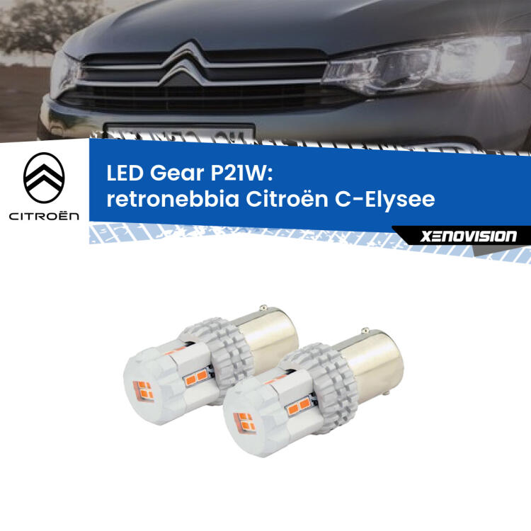 <p>Coppia <strong>LED P21W Rossi per </strong><strong>Retronebbia</strong> <strong>Citroën</strong> <strong>C-Elysee </strong> 2012 in poi: ultracompatti, illuminazione a 360 gradi e Canbus. Qualità Massima.</p>
<div> </div>