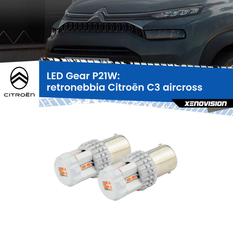 <p>Coppia <strong>LED P21W Rossi per </strong><strong>Retronebbia</strong> <strong>Citroën</strong> <strong>C3 aircross </strong> 2017 in poi: ultracompatti, illuminazione a 360 gradi e Canbus. Qualità Massima.</p>
<div> </div>