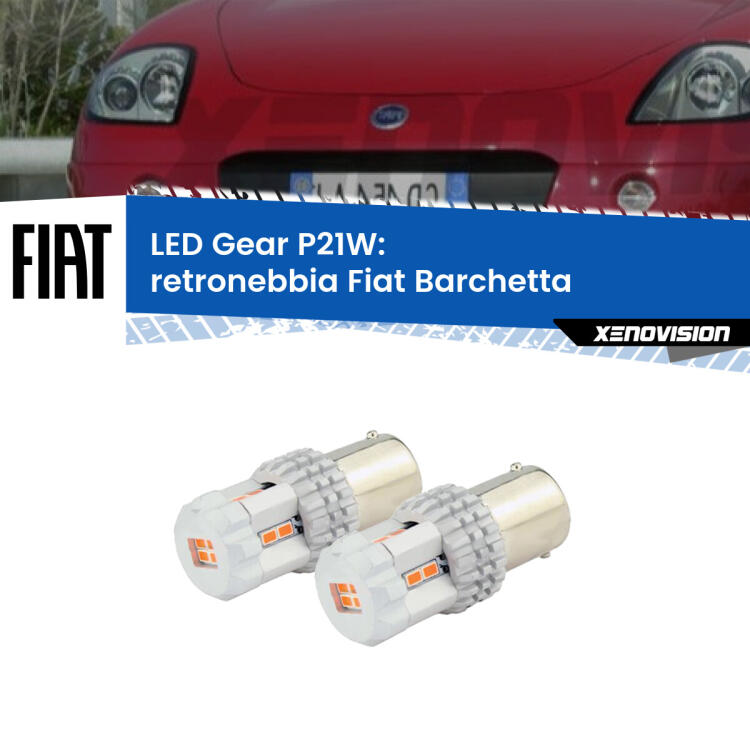 <p>Coppia <strong>LED P21W Rossi per </strong><strong>Retronebbia</strong> <strong>Fiat</strong> <strong>Barchetta </strong> 1995 - 2005: ultracompatti, illuminazione a 360 gradi e Canbus. Qualità Massima.</p>
<div> </div>