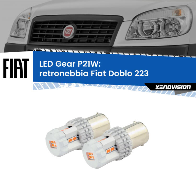 <p>Coppia <strong>LED P21W Rossi per </strong><strong>Retronebbia</strong> <strong>Fiat</strong> <strong>Doblo </strong>(223) 2000 - 2010: ultracompatti, illuminazione a 360 gradi e Canbus. Qualità Massima.</p>
<div> </div>