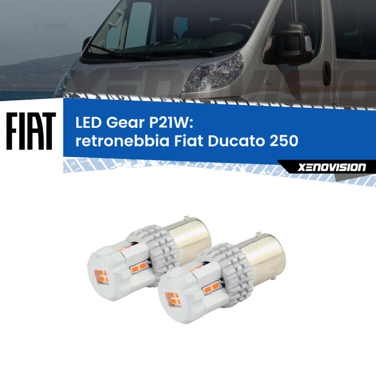 <p>Coppia <strong>LED P21W Rossi per </strong><strong>Retronebbia</strong> <strong>Fiat</strong> <strong>Ducato </strong>(250) 2006 - 2013: ultracompatti, illuminazione a 360 gradi e Canbus. Qualità Massima.</p>
<div> </div>