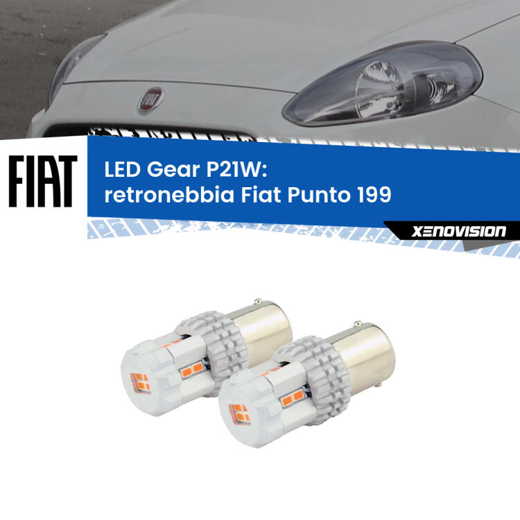 <p>Coppia <strong>LED P21W Rossi per </strong><strong>Retronebbia</strong> <strong>Fiat</strong> <strong>Punto </strong>(199) 2012 - 2018: ultracompatti, illuminazione a 360 gradi e Canbus. Qualità Massima.</p>
<div> </div>