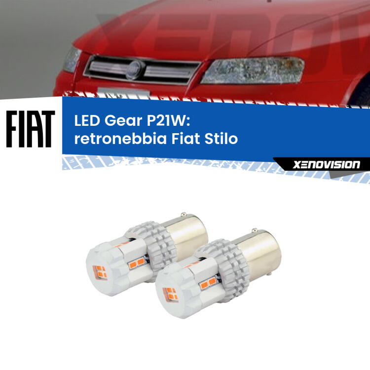 <p>Coppia <strong>LED P21W Rossi per </strong><strong>Retronebbia</strong> <strong>Fiat</strong> <strong>Stilo </strong> 2001 - 2006: ultracompatti, illuminazione a 360 gradi e Canbus. Qualità Massima.</p>
<div> </div>