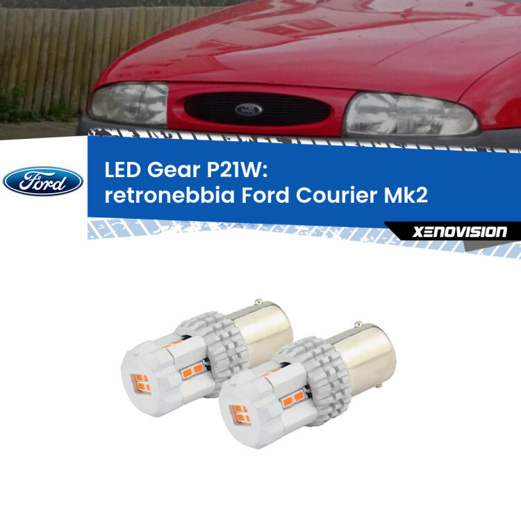 <p>Coppia <strong>LED P21W Rossi per </strong><strong>Retronebbia</strong> <strong>Ford</strong> <strong>Courier </strong>(Mk2) 1996 - 2003: ultracompatti, illuminazione a 360 gradi e Canbus. Qualità Massima.</p>
<div> </div>