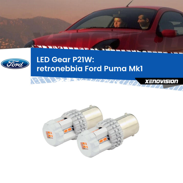 <p>Coppia <strong>LED P21W Rossi per </strong><strong>Retronebbia</strong> <strong>Ford</strong> <strong>Puma </strong>(Mk1) 1997 - 2002: ultracompatti, illuminazione a 360 gradi e Canbus. Qualità Massima.</p>
<div> </div>