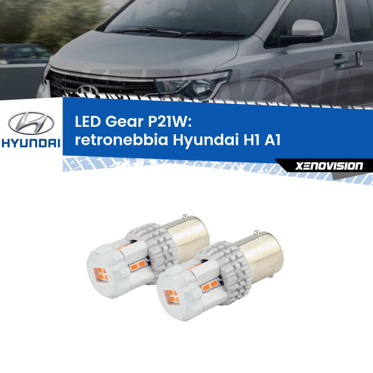 <p>Coppia <strong>LED P21W Rossi per </strong><strong>Retronebbia</strong> <strong>Hyundai</strong> <strong>H1 </strong>(A1) 1997 - 2008: ultracompatti, illuminazione a 360 gradi e Canbus. Qualità Massima.</p>
<div> </div>