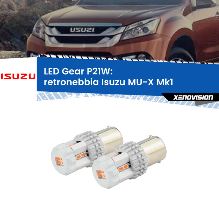 <p>Coppia <strong>LED P21W Rossi per </strong><strong>Retronebbia</strong> <strong>Isuzu</strong> <strong>MU-X </strong>(Mk1) 2013 - 2019: ultracompatti, illuminazione a 360 gradi e Canbus. Qualità Massima.</p>
<div> </div>