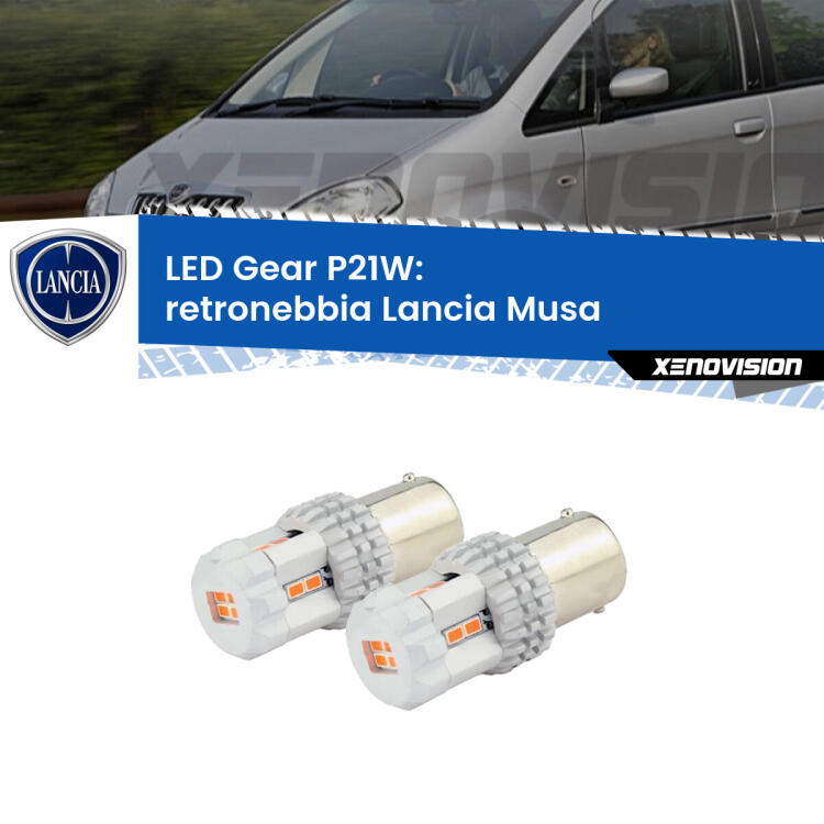 <p>Coppia <strong>LED P21W Rossi per </strong><strong>Retronebbia</strong> <strong>Lancia</strong> <strong>Musa </strong> 2004 - 2012: ultracompatti, illuminazione a 360 gradi e Canbus. Qualità Massima.</p>
<div> </div>