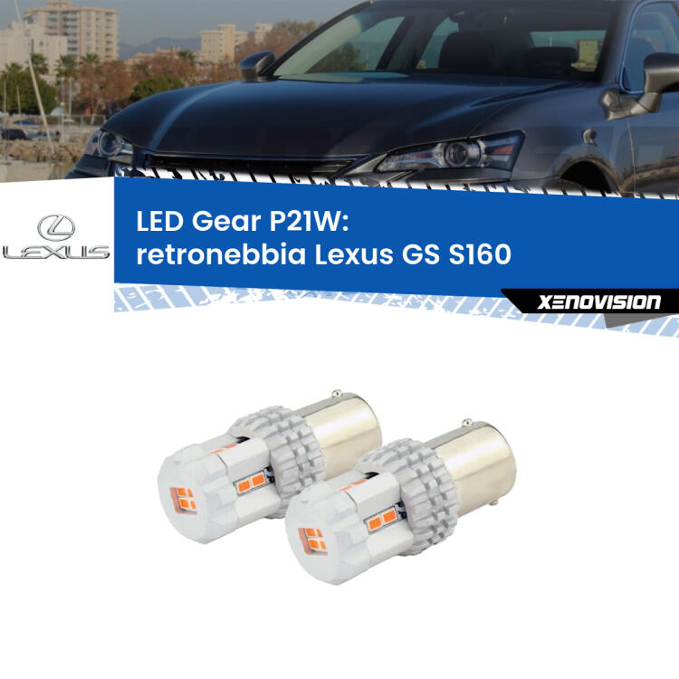 <p>Coppia <strong>LED P21W Rossi per </strong><strong>Retronebbia</strong> <strong>Lexus</strong> <strong>GS </strong>(S160) 1997 - 2005: ultracompatti, illuminazione a 360 gradi e Canbus. Qualità Massima.</p>
<div> </div>