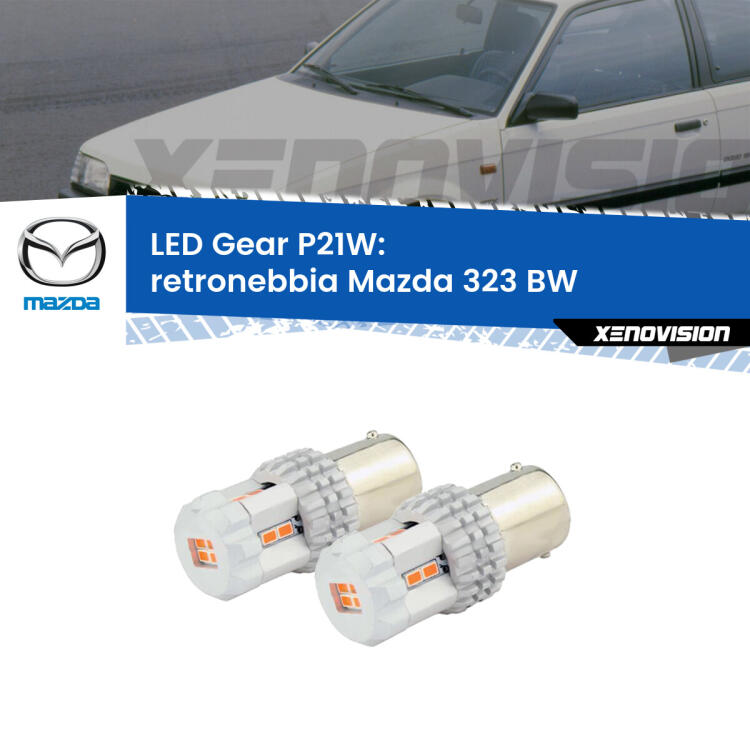 <p>Coppia <strong>LED P21W Rossi per </strong><strong>Retronebbia</strong> <strong>Mazda</strong> <strong>323 </strong>(BW) 1986 - 1994: ultracompatti, illuminazione a 360 gradi e Canbus. Qualità Massima.</p>
<div> </div>