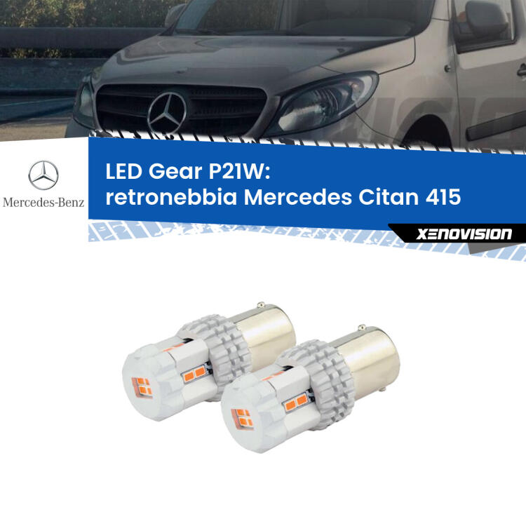 <p>Coppia <strong>LED P21W Rossi per </strong><strong>Retronebbia</strong> <strong>Mercedes</strong> <strong>Citan </strong>(415) 2012 in poi: ultracompatti, illuminazione a 360 gradi e Canbus. Qualità Massima.</p>
<div> </div>