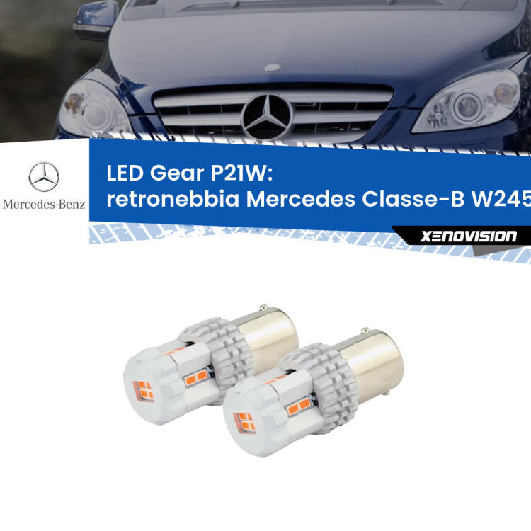 <p>Coppia <strong>LED P21W Rossi per </strong><strong>Retronebbia</strong> <strong>Mercedes</strong> <strong>Classe-B </strong>(W245) 2005 - 2011: ultracompatti, illuminazione a 360 gradi e Canbus. Qualità Massima.</p>
<div> </div>