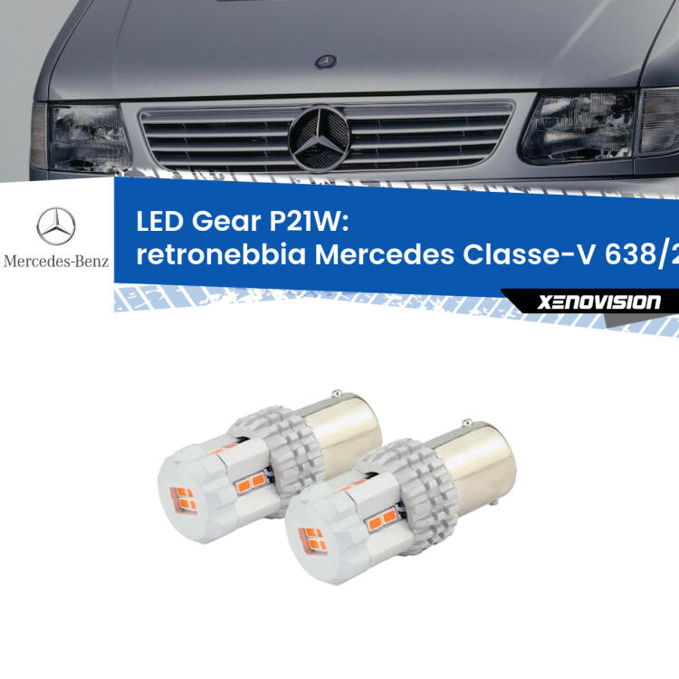 <p>Coppia <strong>LED P21W Rossi per </strong><strong>Retronebbia</strong> <strong>Mercedes</strong> <strong>Classe-V </strong>(638/2) 1996 - 2003: ultracompatti, illuminazione a 360 gradi e Canbus. Qualità Massima.</p>
<div> </div>