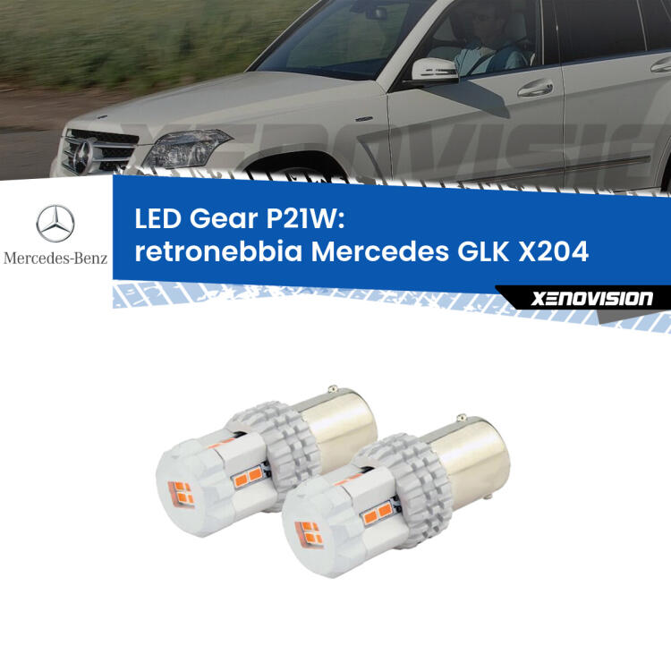 <p>Coppia <strong>LED P21W Rossi per </strong><strong>Retronebbia</strong> <strong>Mercedes</strong> <strong>GLK </strong>(X204) 2008 - 2015: ultracompatti, illuminazione a 360 gradi e Canbus. Qualità Massima.</p>
<div> </div>