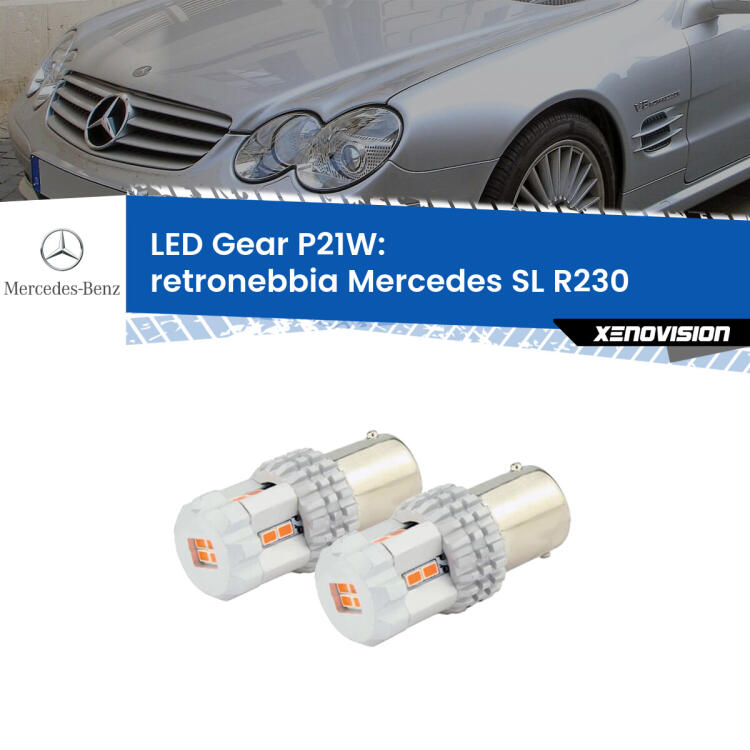 <p>Coppia <strong>LED P21W Rossi per </strong><strong>Retronebbia</strong> <strong>Mercedes</strong> <strong>SL </strong>(R230) 2001 - 2012: ultracompatti, illuminazione a 360 gradi e Canbus. Qualità Massima.</p>
<div> </div>