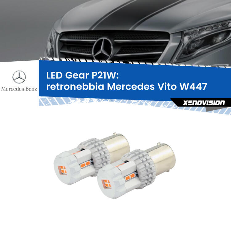 <p>Coppia <strong>LED P21W Rossi per </strong><strong>Retronebbia</strong> <strong>Mercedes</strong> <strong>Vito </strong>(W447) 2014 in poi: ultracompatti, illuminazione a 360 gradi e Canbus. Qualità Massima.</p>
<div> </div>