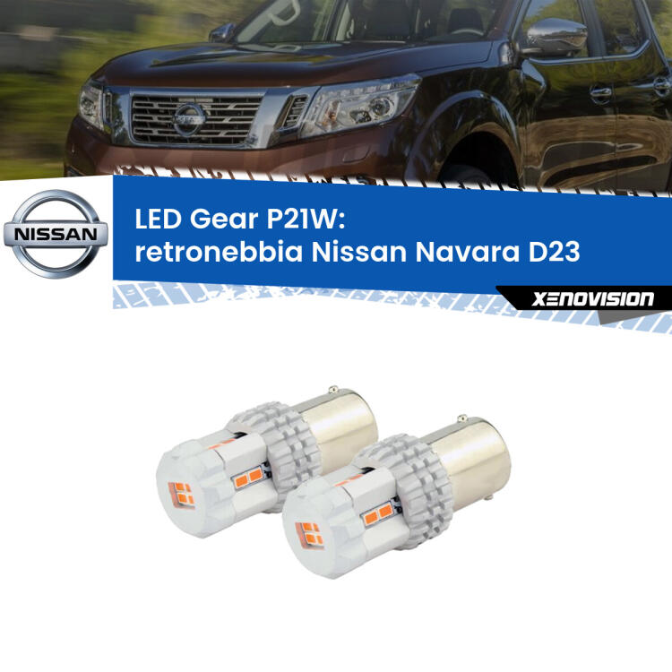 <p>Coppia <strong>LED P21W Rossi per </strong><strong>Retronebbia</strong> <strong>Nissan</strong> <strong>Navara </strong>(D23) 2014 in poi: ultracompatti, illuminazione a 360 gradi e Canbus. Qualità Massima.</p>
<div> </div>