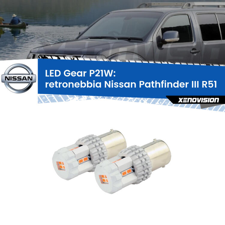 <p>Coppia <strong>LED P21W Rossi per </strong><strong>Retronebbia</strong> <strong>Nissan</strong> <strong>Pathfinder III </strong>(R51) 2005 - 2011: ultracompatti, illuminazione a 360 gradi e Canbus. Qualità Massima.</p>
<div> </div>