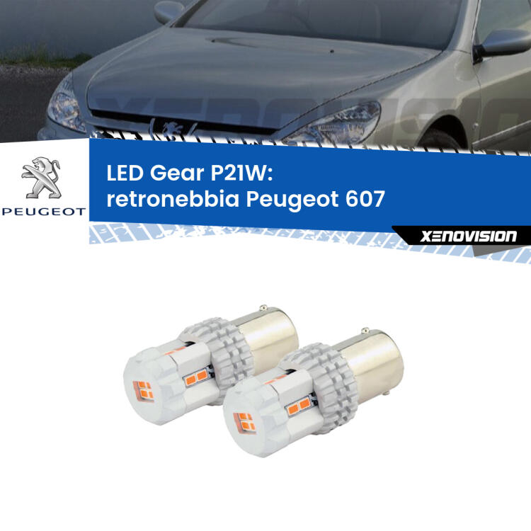 <p>Coppia <strong>LED P21W Rossi per </strong><strong>Retronebbia</strong> <strong>Peugeot</strong> <strong>607 </strong> 2000 - 2010: ultracompatti, illuminazione a 360 gradi e Canbus. Qualità Massima.</p>
<div> </div>