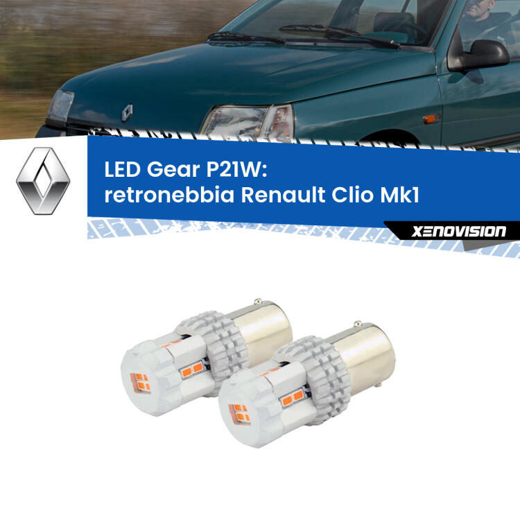 <p>Coppia <strong>LED P21W Rossi per </strong><strong>Retronebbia</strong> <strong>Renault</strong> <strong>Clio </strong>(Mk1) 1990 - 1998: ultracompatti, illuminazione a 360 gradi e Canbus. Qualità Massima.</p>
<div> </div>