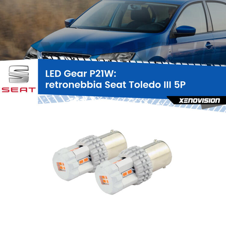 <p>Coppia <strong>LED P21W Rossi per </strong><strong>Retronebbia</strong> <strong>Seat</strong> <strong>Toledo III </strong>(5P) 2004 - 2009: ultracompatti, illuminazione a 360 gradi e Canbus. Qualità Massima.</p>
<div> </div>