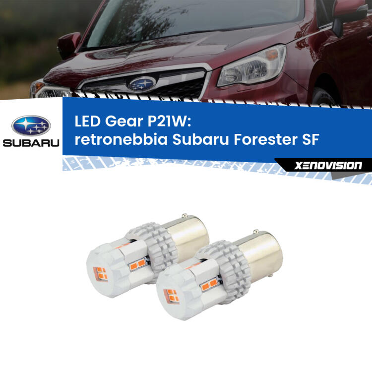<p>Coppia <strong>LED P21W Rossi per </strong><strong>Retronebbia</strong> <strong>Subaru</strong> <strong>Forester </strong>(SF) 1997 - 2002: ultracompatti, illuminazione a 360 gradi e Canbus. Qualità Massima.</p>
<div> </div>