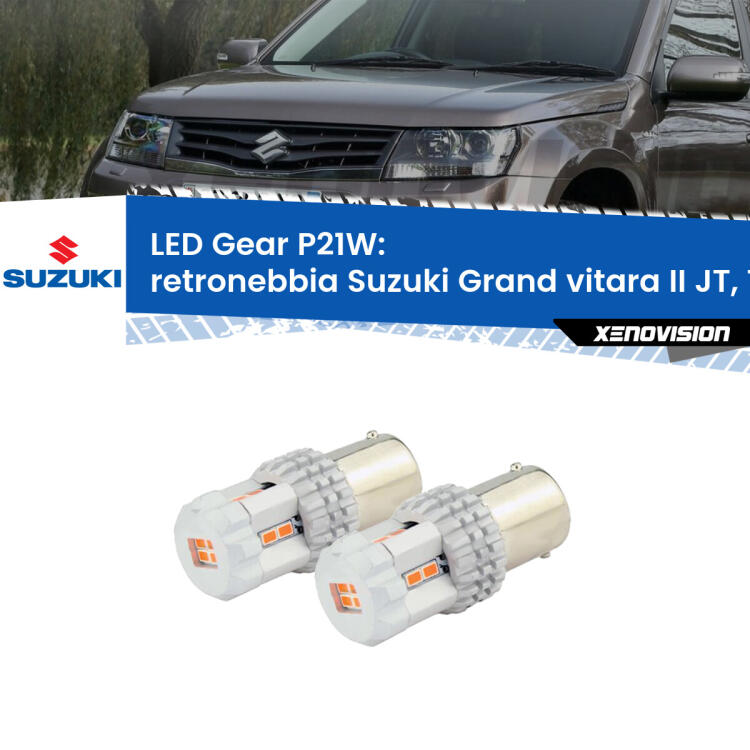 <p>Coppia <strong>LED P21W Rossi per </strong><strong>Retronebbia</strong> <strong>Suzuki</strong> <strong>Grand vitara II </strong>(JT, TE, TD) 2013 - 2015: ultracompatti, illuminazione a 360 gradi e Canbus. Qualità Massima.</p>
<div> </div>