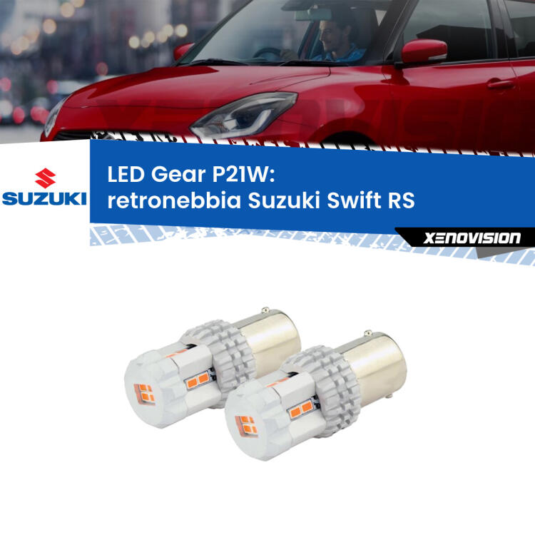 <p>Coppia <strong>LED P21W Rossi per </strong><strong>Retronebbia</strong> <strong>Suzuki</strong> <strong>Swift </strong>(RS) 2005 - 2010: ultracompatti, illuminazione a 360 gradi e Canbus. Qualità Massima.</p>
<div> </div>